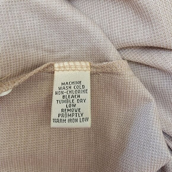 Fairway & Greene Beige Golf Polo Shirt M/M 100% Mercerized Cotton Made In Korea - Picture 6 of 6